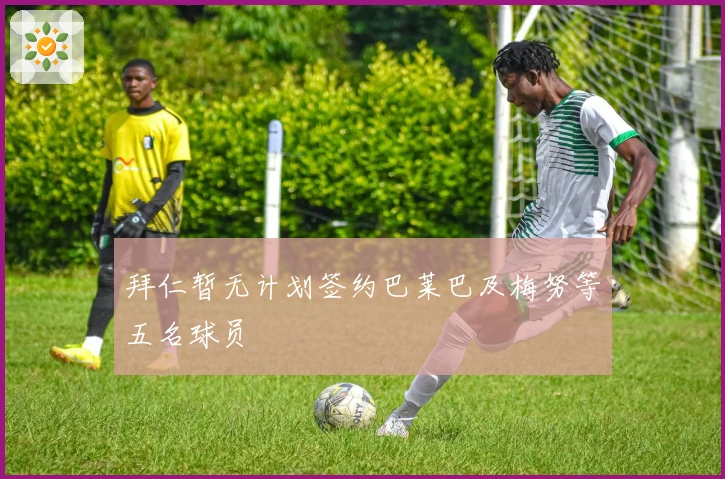 拜仁暂无计划签约巴莱巴及梅努等五名球员